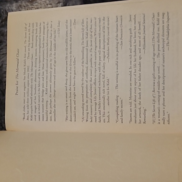 Book, books, The Mermaid Chair, Sue Monk Kidd, best seller books, used books - Picture 3 of 3